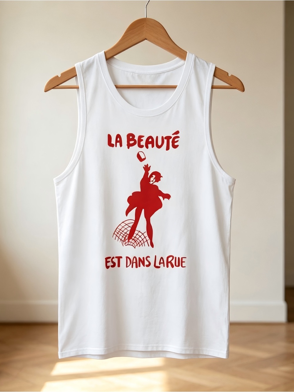 La Beauté Est Dans La Rue Vintage Graphic Womens Mens Tank Top Unisex